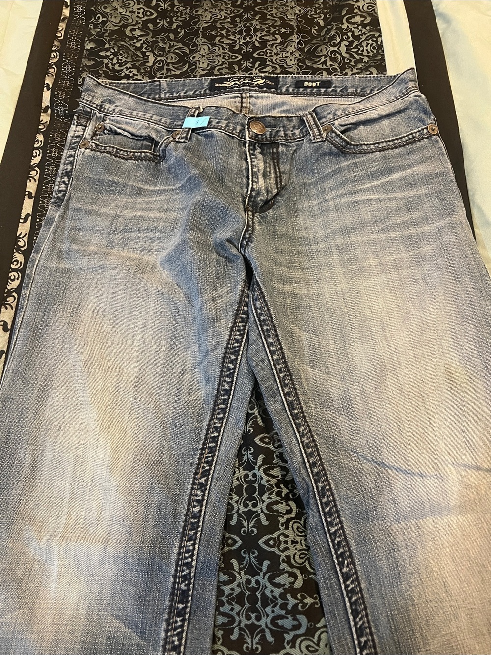 Seven7 Men’s Light Blue Bootcut Jeans